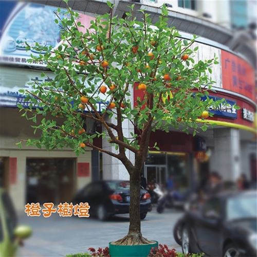 發(fā)光橙子樹燈